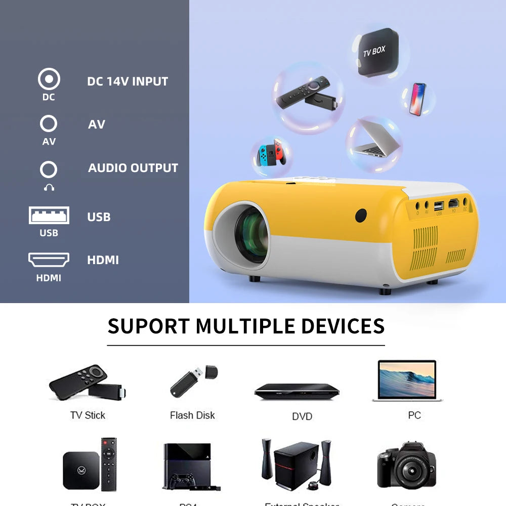 Luminix Mini Projector Pro