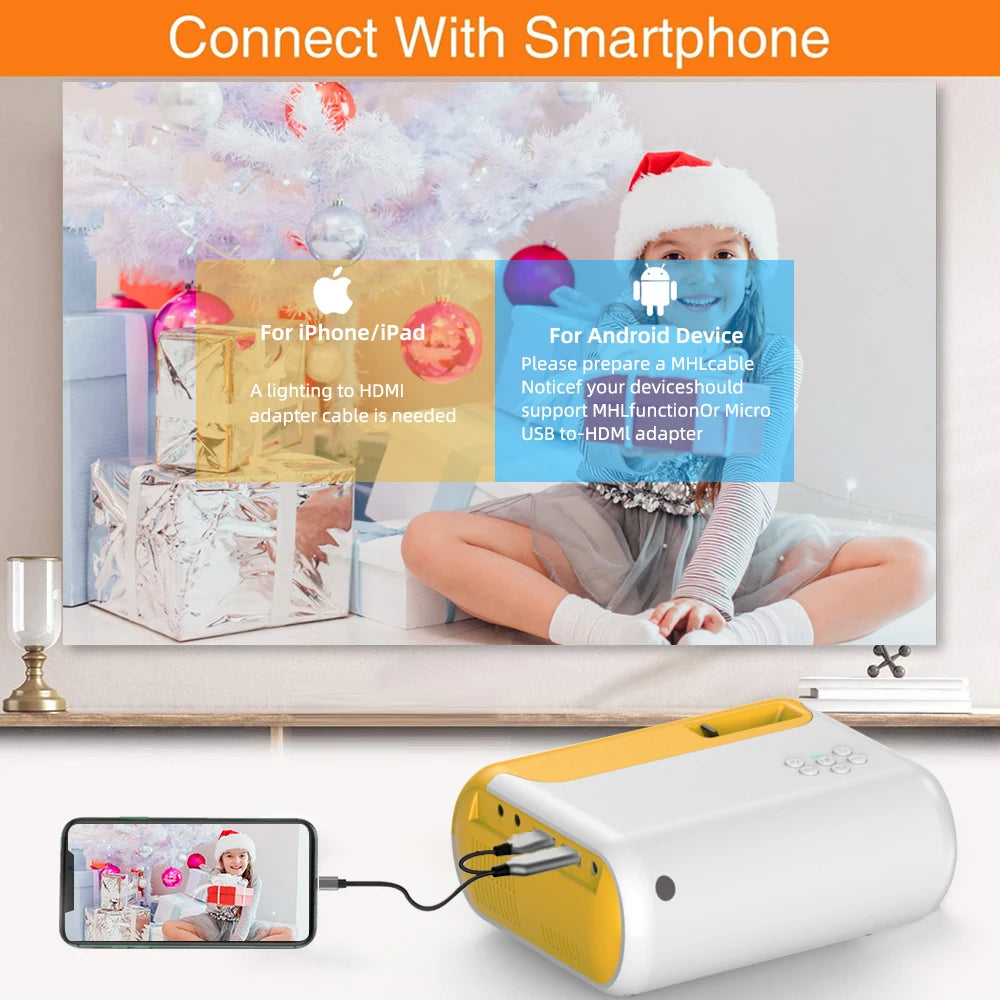 Luminix Mini Projector Pro